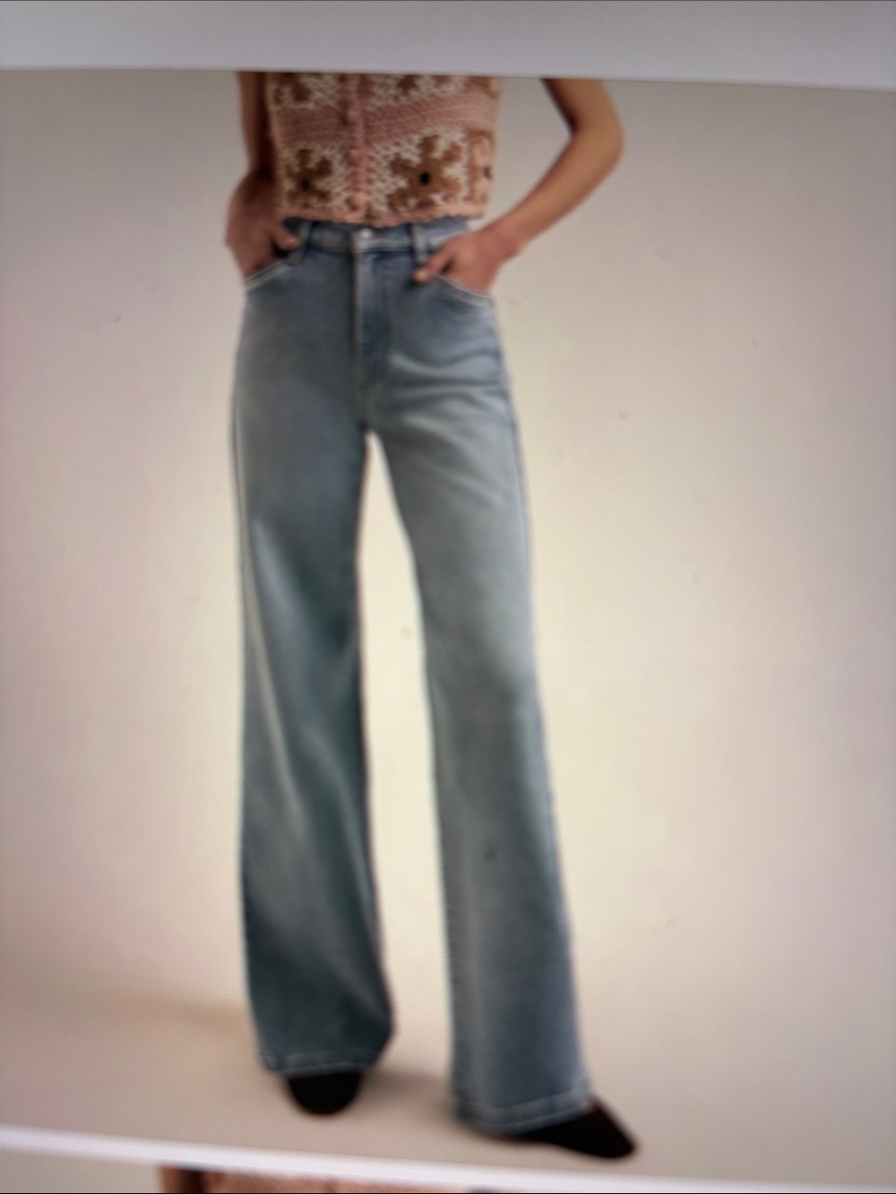 Favorite Daughter The Mischa Wide Leg Jeans 28